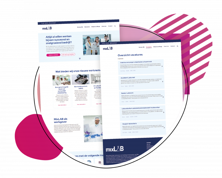 Werken-bij website