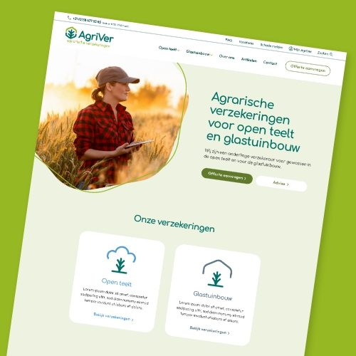 Agriver-website-design